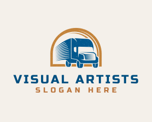 Express - Logistics Courier Truck logo design