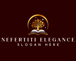 Elegant Book Tree logo design