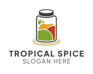 Spice Ingredients Jar  logo design