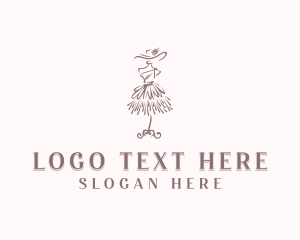 Fashion Couture Dress Logo