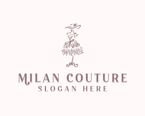 Fashion Couture Dress logo design