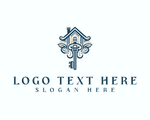 Residential - Elegant Property Key logo design