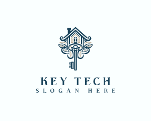 Elegant Property Key logo design