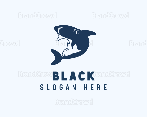 Shark Fish Animal Logo