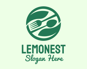 Vegetarian - Green Organic Restaurant logo design