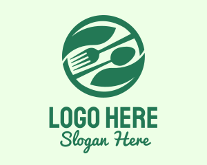 Fine Dining - Green Organic Restaurant logo design