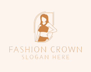 Fashion Woman Model logo design