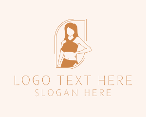 Womenswear - Fashion Woman Model logo design