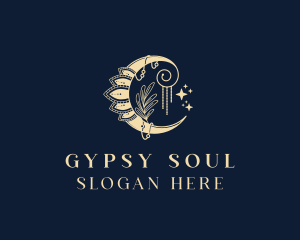 Gypsy - Mystic Magic Moon logo design