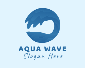 Beach Surf Wave logo design