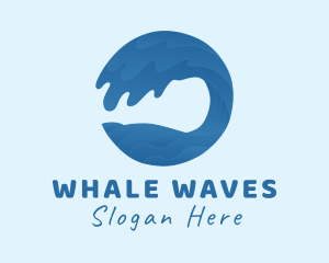 Beach Surf Wave logo design