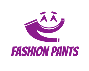 Pants - Happy Smile Pants logo design