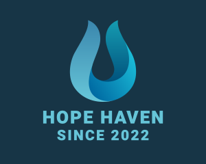 H2o - 3D Water Sanitation logo design
