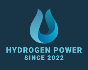 Hydrogen - 3D Water Sanitation logo design