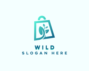 Retail - Plant Shopping Bag logo design