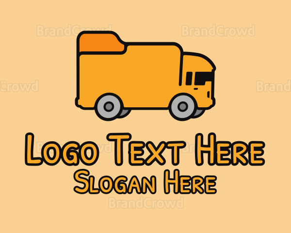 Folder School Bus Logo