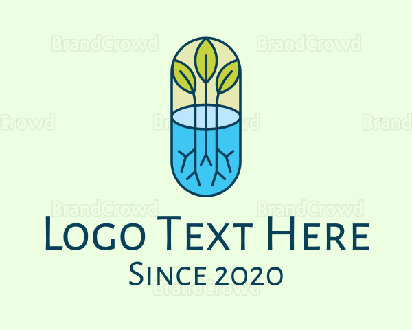 Herbal Medicinal Plant Logo