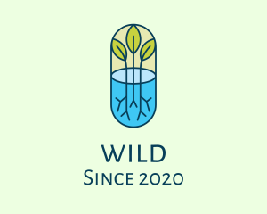 Supplement - Herbal Medicinal Plant logo design