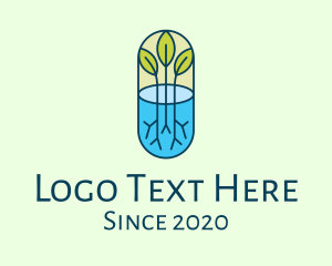 Drug - Herbal Medicinal Plant logo design