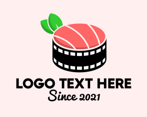 Cinematography - Film Reel Sushi logo design