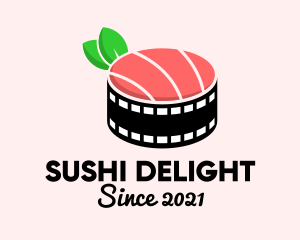 Sushi - Film Reel Sushi logo design