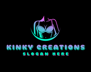 Sexy Breast Fetish logo design