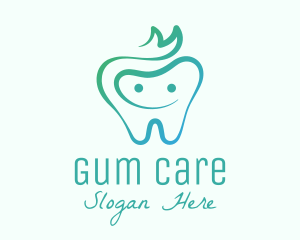 Periodontist - Smiling Dental Tooth logo design