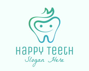 Smile - Smiling Dental Tooth logo design