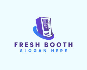 Booth - Vending Machine Snack logo design