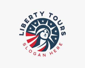 Statue Of Liberty - Political USA Government logo design