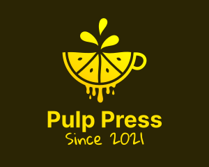 Pulp - Lemon Juice Cup logo design