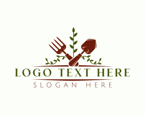 Botanical - Botanical Gardening Tools logo design