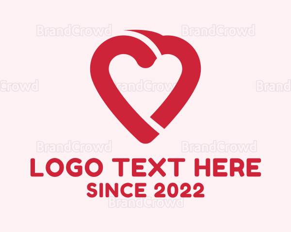 Red Heart Valentine Logo