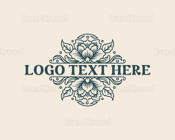 Floral Wedding Boutique Logo