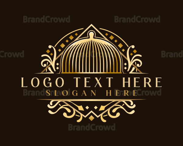 Luxury Cloche Kitchen Logo