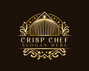 Luxury Cloche Kitchen logo design