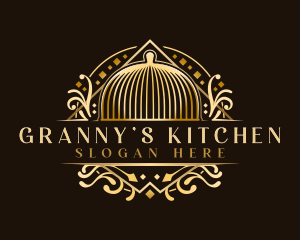 Luxury Cloche Kitchen logo design