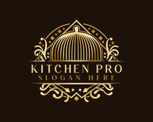 Luxury Cloche Kitchen logo design