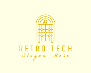 Retro Jukebox DIamond logo design