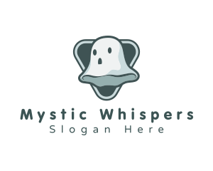 Supernatural - Cute Spooky Ghost logo design