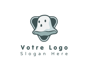 Supernatural - Cute Spooky Ghost logo design