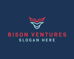 Bison Horns Deluxe logo design