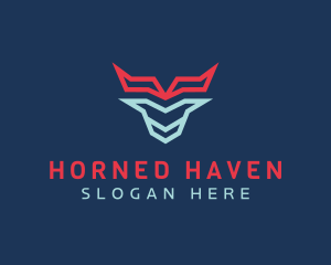 Bison Horns Deluxe logo design