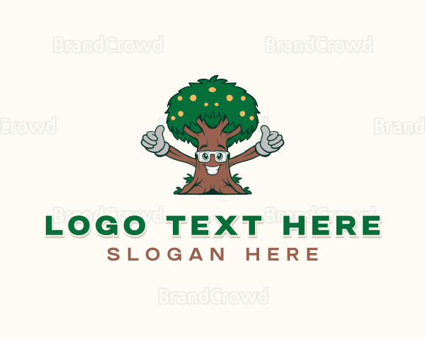 Tree Garden Planting Logo