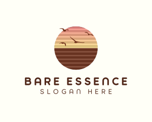 Sunset Horizon Seaside logo design