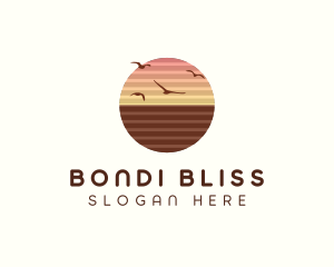 Bondi - Sunset Horizon Seaside logo design