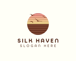 Sunset Horizon Seaside logo design