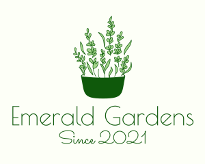 Herb Foliage Plant logo design