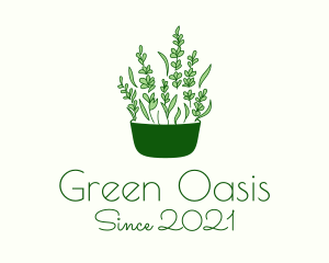 Herb Foliage Plant logo design
