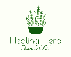 Herb Foliage Plant logo design